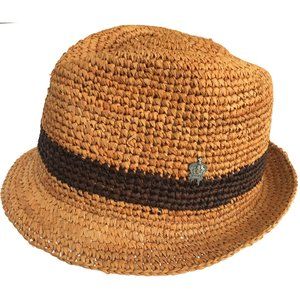 Christys Crown Nimbin Packable Raffia Straw Fedora